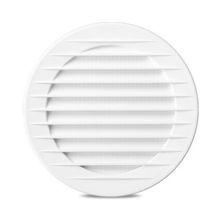 KRATKA OKRĄGŁA Z SIATKĄ FI 80 BIAŁY