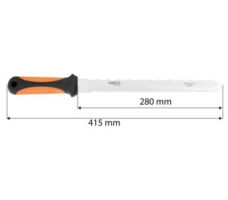 NÓŻ DO WEŁNY 415MM, OSTRZE 280MM