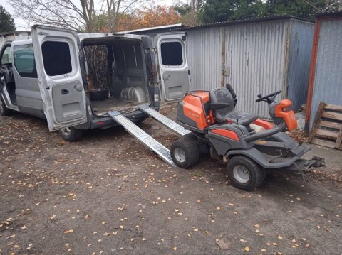 Rampy stalowe składane 180 cm 400 kg najazd motocykl kosiarka quad 2 sztuki