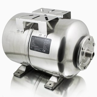 Zbiornik przeponowy 24 l hydroforowy stal nierdzewna 6 bar 1 cal do pompy