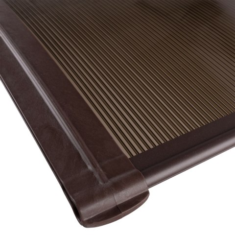 DASZEK ZADASZENIE SAGO BRĄZOWY NAD DRZWI 80X120 CM