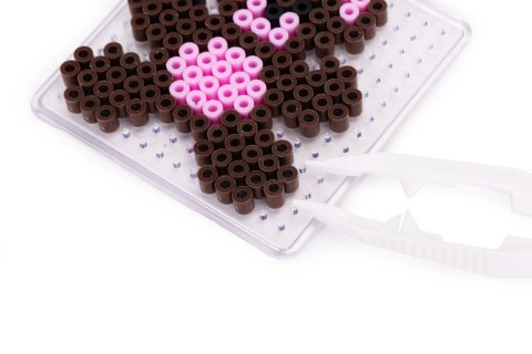 Koraliki do prasowania zestaw XXL 9000 sztuk kuferek szablony