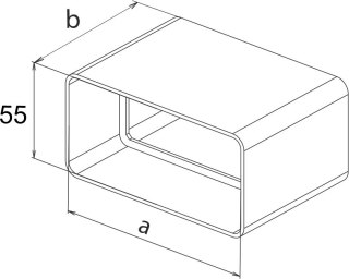 ŁĄCZNIK KANAŁU 220*55