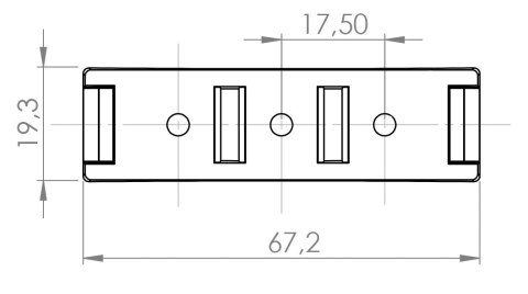 UCHWYT DO RUR UNIWERSALNY 20SZT