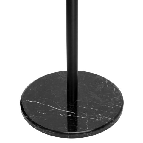 Wieszak stojący metalowy czarny DAKAR marmur