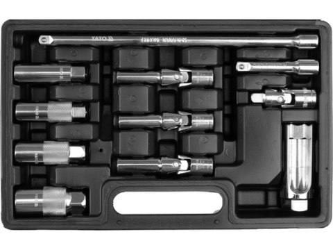 ZESTAW DO ŚWIEC I SONDY LAMBDA 3/8' 11 ELEMENTÓW