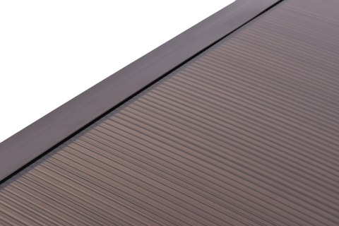 DASZEK ZADASZENIE SAGO BRĄZOWY NAD DRZWI 80X120 CM