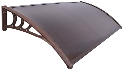 DASZEK ZADASZENIE SAGO BRĄZOWY NAD DRZWI 80X120 CM