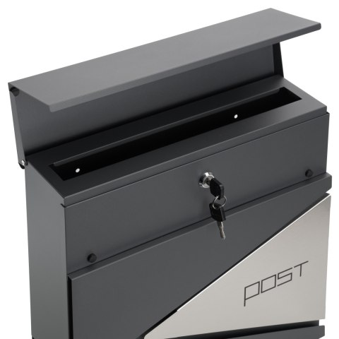 SKRZYNKA POCZTOWA NA LISTY BORIS ANTRACYT