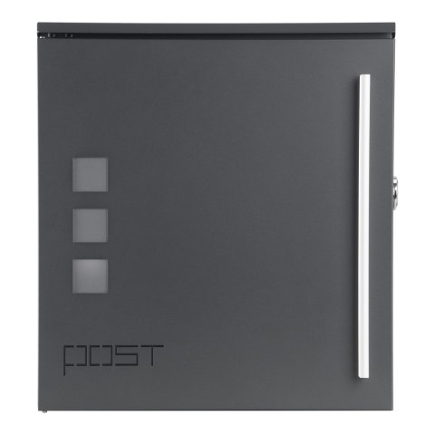 SKRZYNKA POCZTOWA NA LISTY MILUZ ANTRACYT