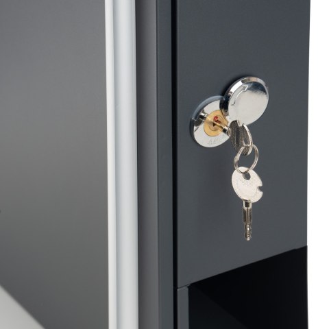 SKRZYNKA POCZTOWA NA LISTY MILUZ ANTRACYT