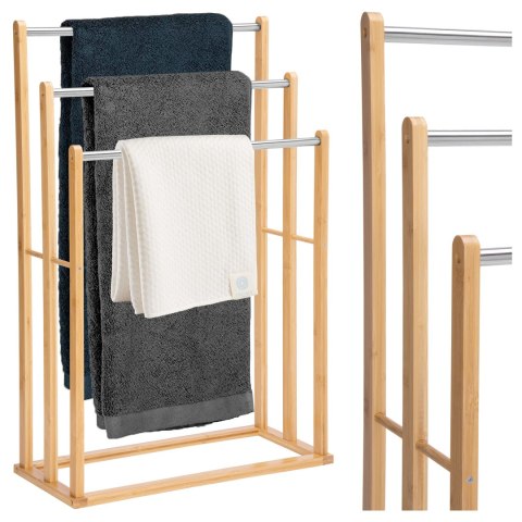 STOJAK NA RĘCZNIKI BRANDO NATURALNY