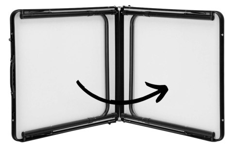 STOLIK TURYSTYCZNY TRIP SKŁADANY 120X60 CM BLACK WOOD CZARNY