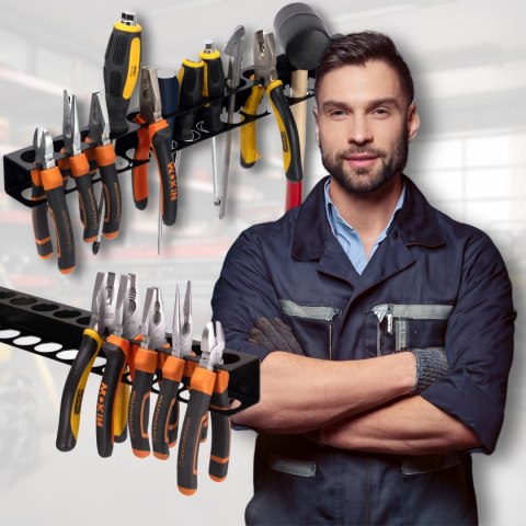 WIESZAK UCHWYT ŚCIENNY NA NARZĘDZIA NITRO 14 OTWORÓW