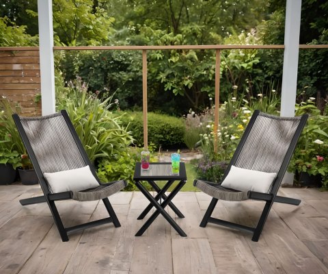 ZESTAW MEBLI OGRODOWYCH CHILL ONYKS