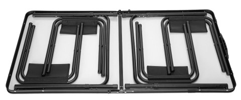 ZESTAW TURYSTYCZNY TRAMP KEMPINGOWY SKŁADANY 120X60 CM BLACK WOOD CZARNY