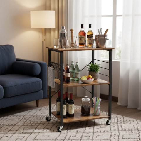 Regał na kółkach mobilny SAMBOR rustic