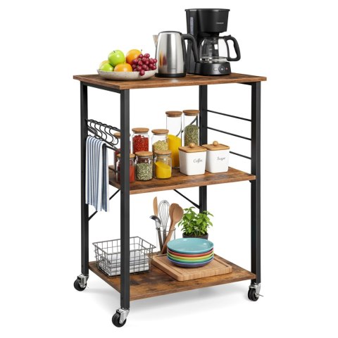 Regał na kółkach mobilny SAMBOR rustic