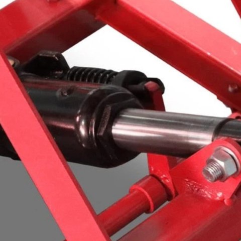 Hydrauliczny Podnośnik Nożycowy do Motocykli 360 kg 210-780 mm z Rampą