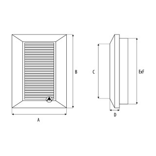 KRATKA WENTYLACYJNA DUO SMART 90*240
