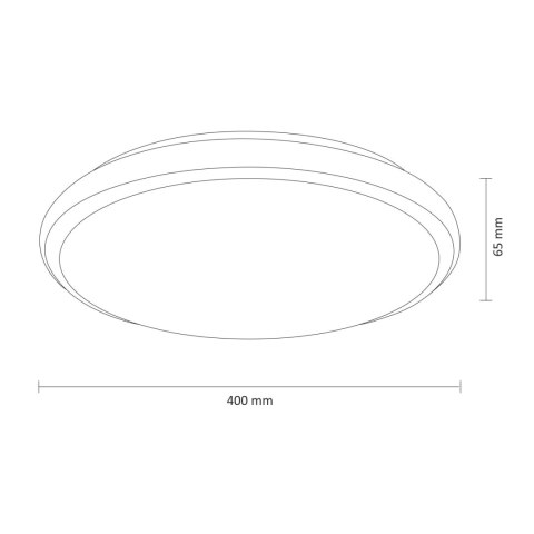 PLAFON LED IRINA 40 OKRĄGŁY 48W 5200LM 3000K-6000K PILOT