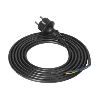 PRZEWÓD PRZYŁĄCZENIOWY WTYCZKA GUMA 3*1.5MM2 IP44, 3M