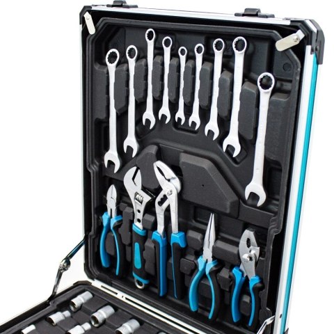 Zestaw Narzędzi 1300 el. Walizka na Kółkach Bity Klucze Nasadki Śrubokręty