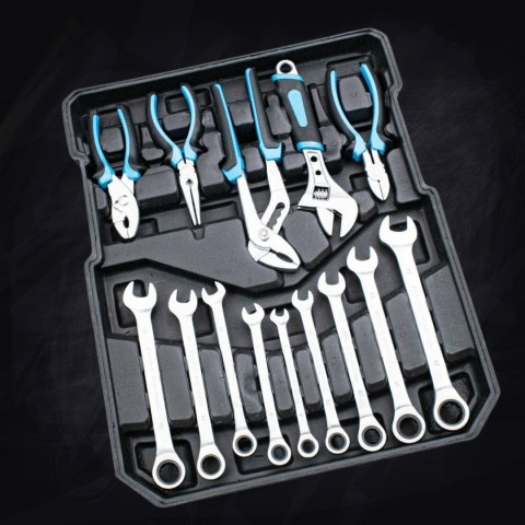 Zestaw Narzędzi BITUXX 1200 Elementów Walizka na Kółkach Warsztatowa