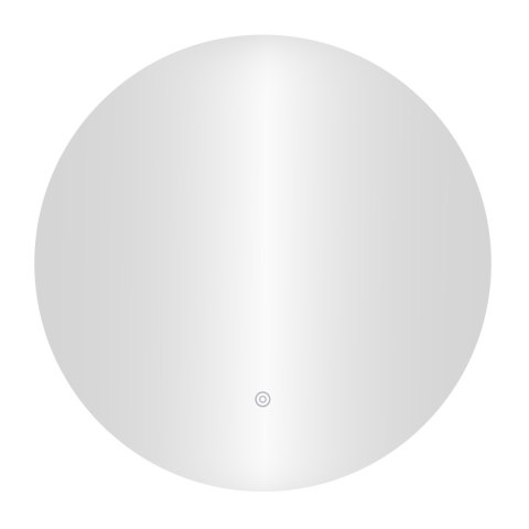 Lustro łazienkowe LED okrągłe ścienne 80 cm 3 barwy włącznik dotykowy ModernHome