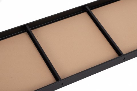 Regał magazynowy 200kg 5 poziomów 205x120x45 cm 1000 kg czarny