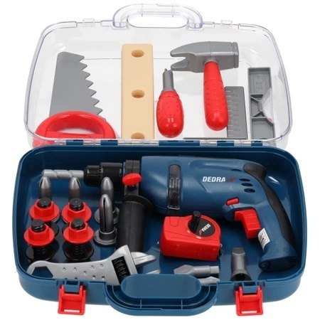 ZABAWKA WIERTARKA Z AKCESORIAMI W WALIZCE