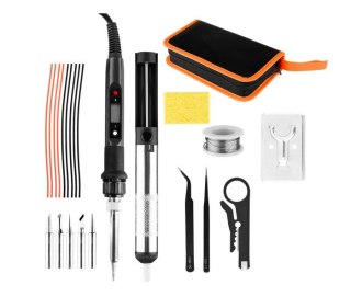 LUTOWNICA PRECYZYJNA 80W, ZESTAW 16 ELEMENTÓW