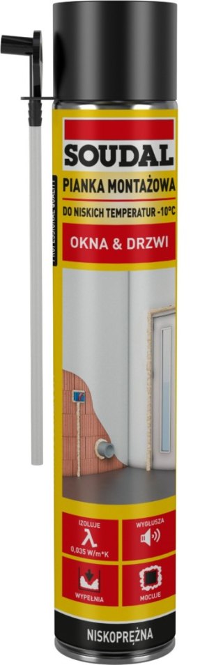 PIANKA MONTAŻOWA SOUDAL RURKA 750ML ZIMOWA