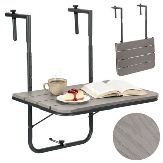 Stolik balkonowy składany ARETTO szary