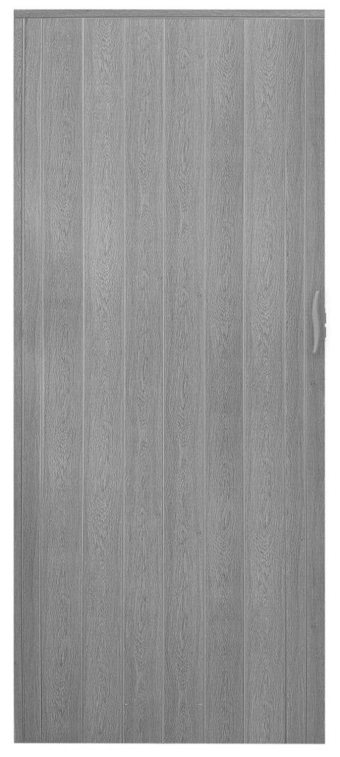 DRZWI HARMONIJKOWE 001P 67 SZARY DĄB MAT 80 CM