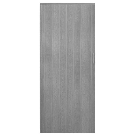 DRZWI HARMONIJKOWE 001P 67 SZARY DĄB MAT 80 CM