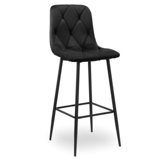 HOKER BAROWY KINGSTON CZARNY VELVET