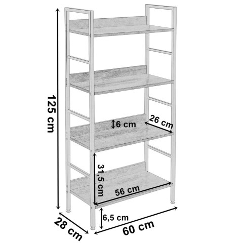 REGAŁ INDUSTRIALNY LOFT VARBERG CRAFT