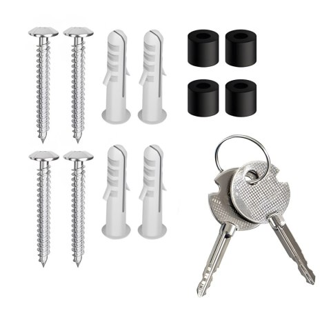 SKRZYNKA POCZTOWA NA LISTY MILUZ ANTRACYT Z NAPISAMI