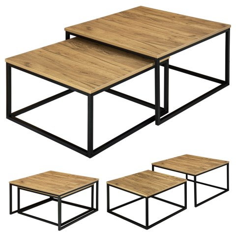STOLIKI KAWOWE LOFT VELEN RUSTIC CRAFT