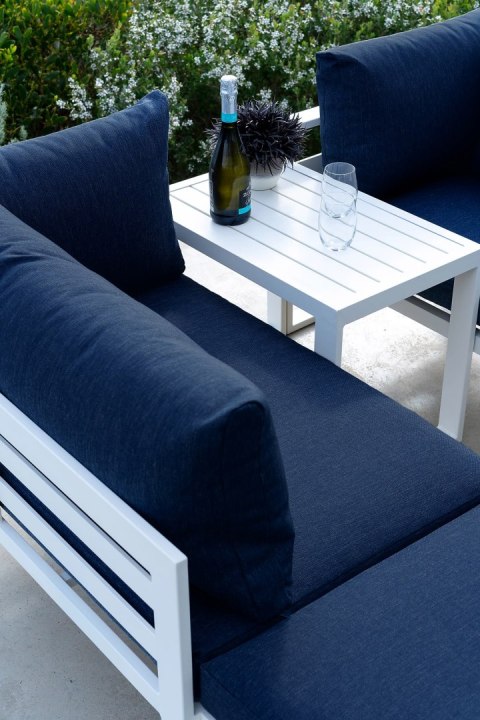 ZESTAW MEBLI OGRODOWYCH WYPOCZYNKOWY SANTO BIAŁY