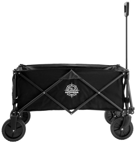 Wózek ogrodowy plażowy składany WAGEN czarny