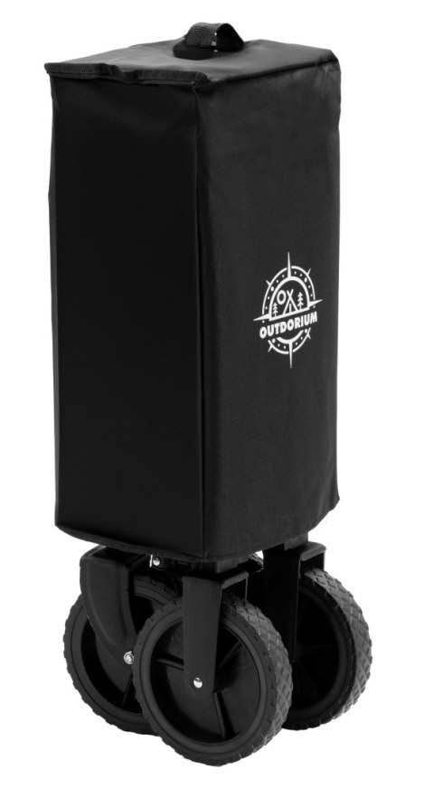 Wózek ogrodowy plażowy składany WAGEN czarny