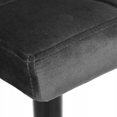 HOKER BAROWY ARAKO BLACK GRAFITOWE VELVET