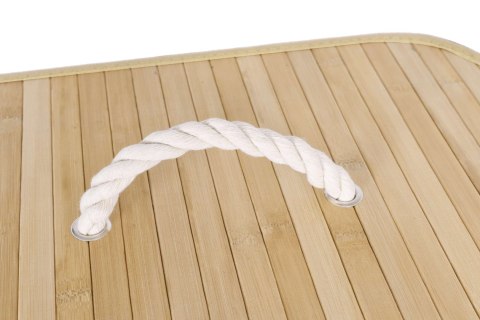 KOSZ BAMBUSOWY POJEMNIK NA PRANIE 1 KOMOROWY NATURALNY