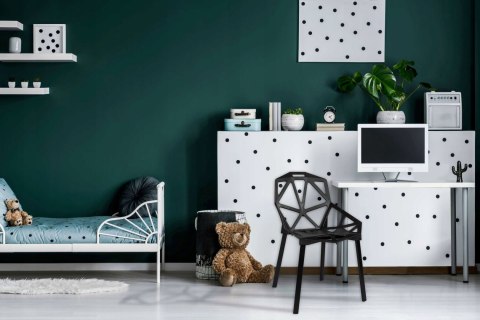 KRZESŁA AŻUROWE VECTOR KOMPLET 4 SZTUKI CZARNE