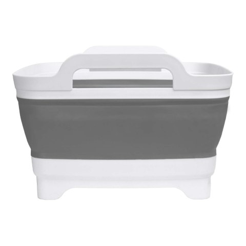 MISKA SKŁADANA Z ODPŁYWEM BIALO-SZARA COMPACT