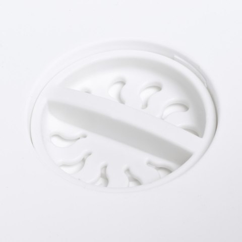 MISKA SKŁADANA Z ODPŁYWEM BIALO-SZARA COMPACT