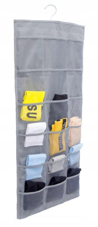 ORGANIZER WISZĄCY VITTO 30 KIESZENI SZARY