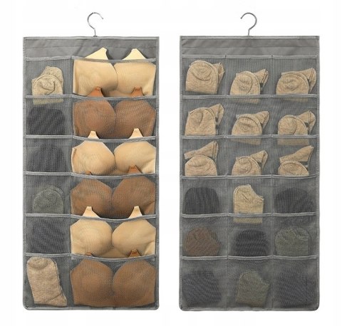 ORGANIZER WISZĄCY VITTO 30 KIESZENI SZARY